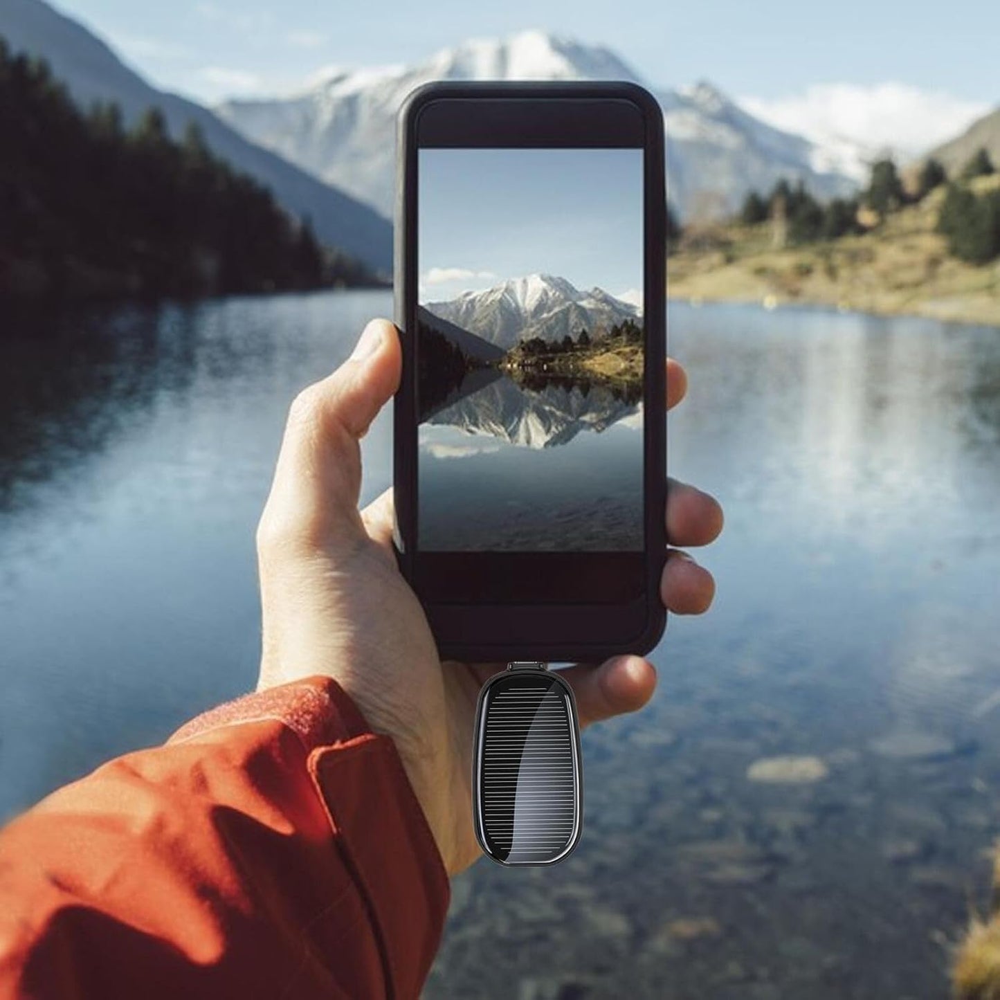 Solar Power Bank Portable Keychain Charger
