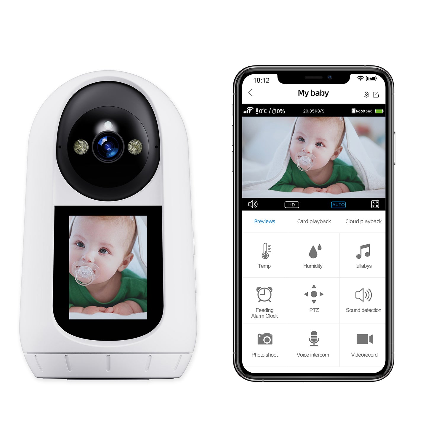 Indoor WiFi Camera With Auto Tracking