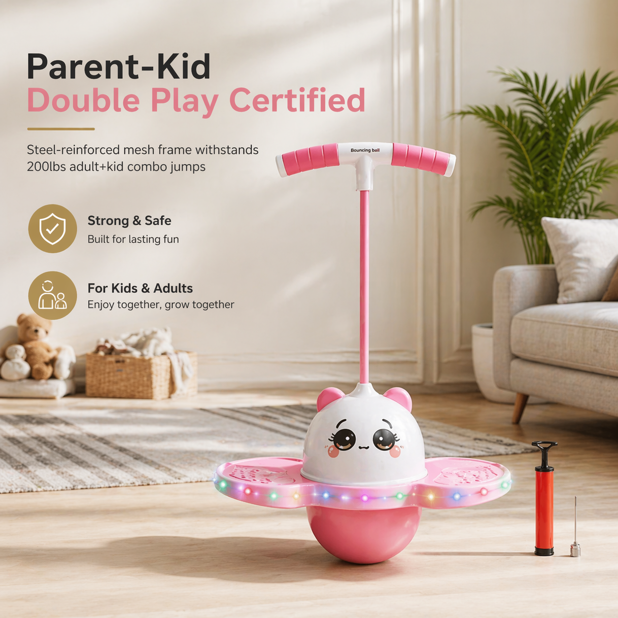 Panda Jumping Ball — Fun Fitness Balance Play (Children & Adults)