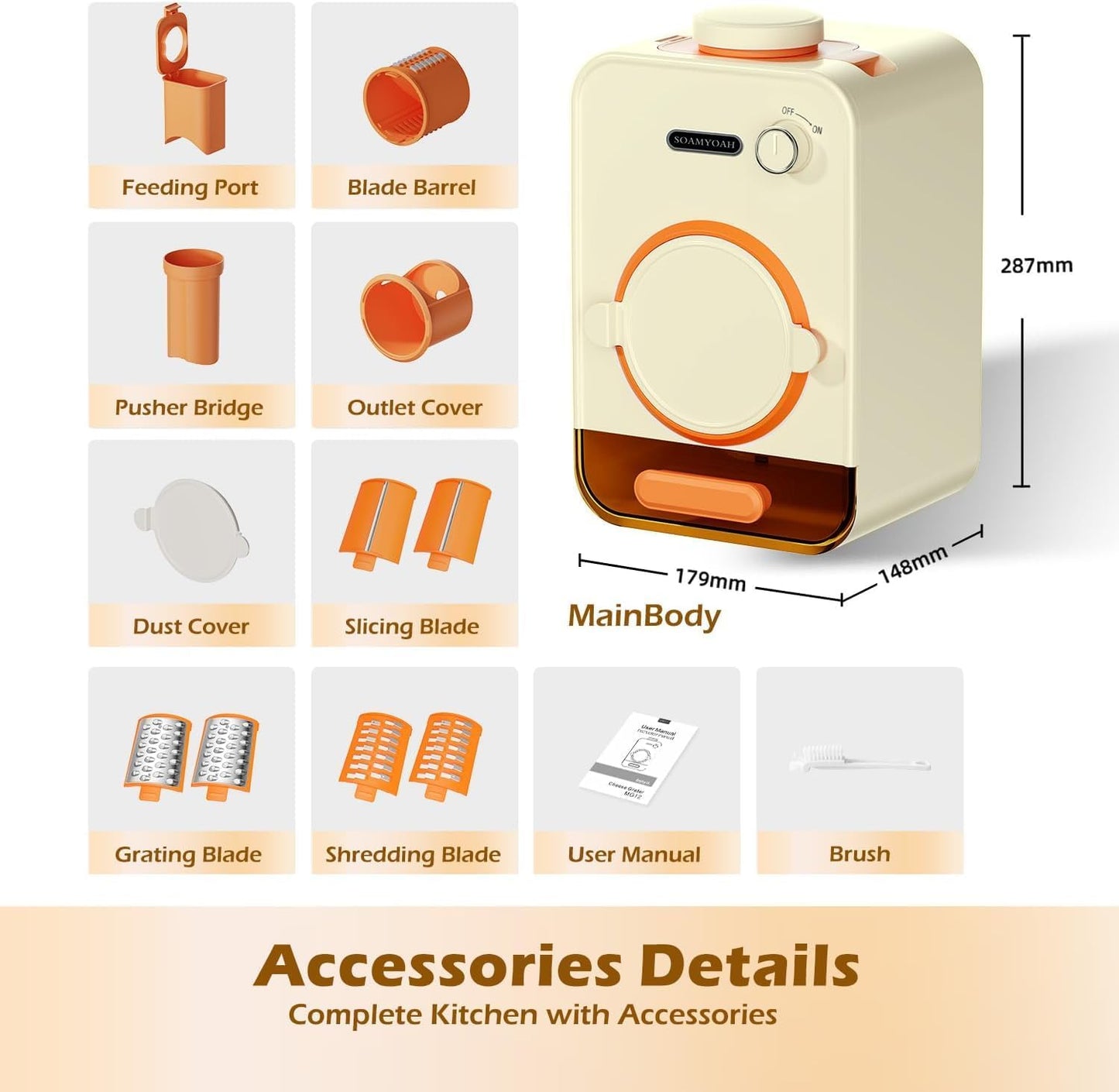 5-in-1 Automatic Electric Vegetable Cutter