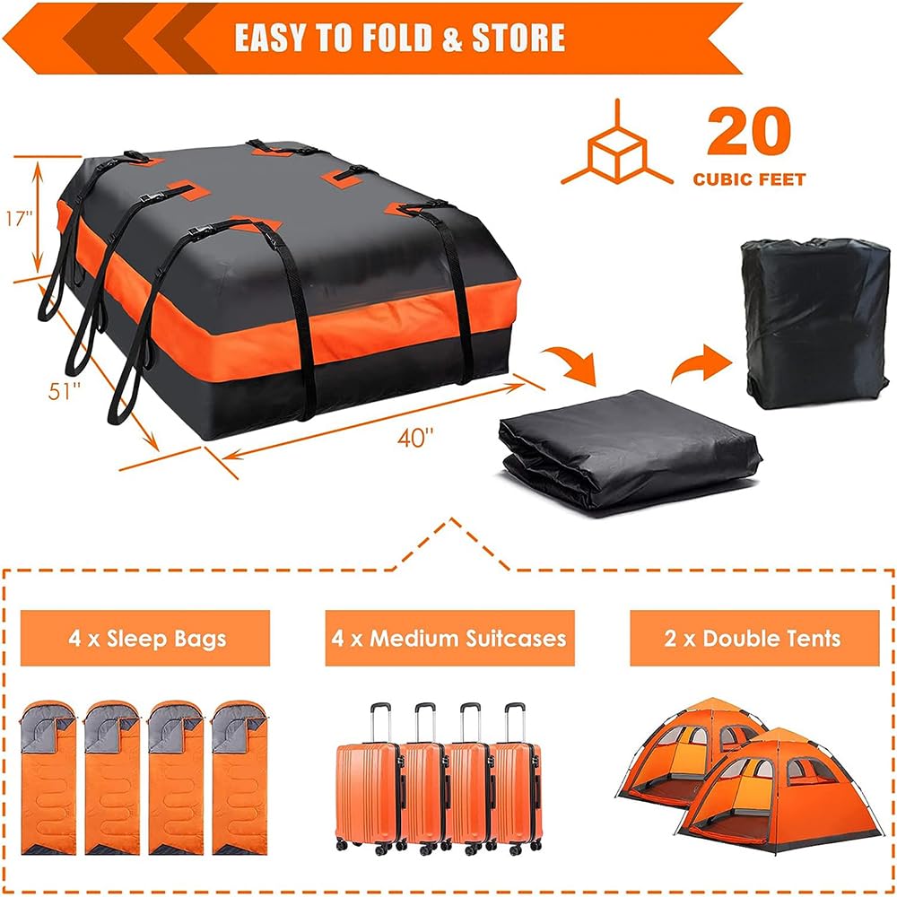 Car Rooftop Cargo Carrier Bag