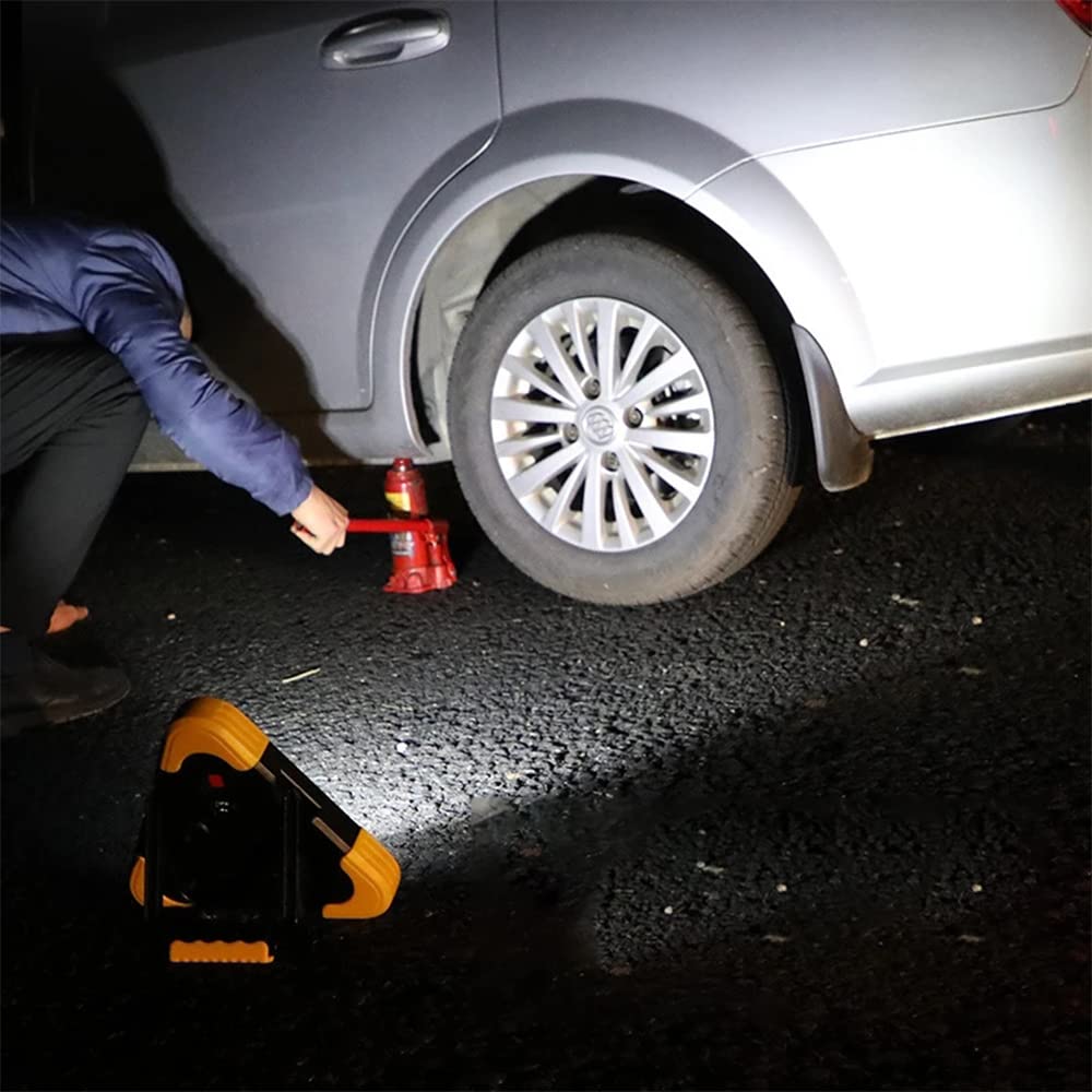Solar LED Emergency Triangle – Safety Light for Vehicles