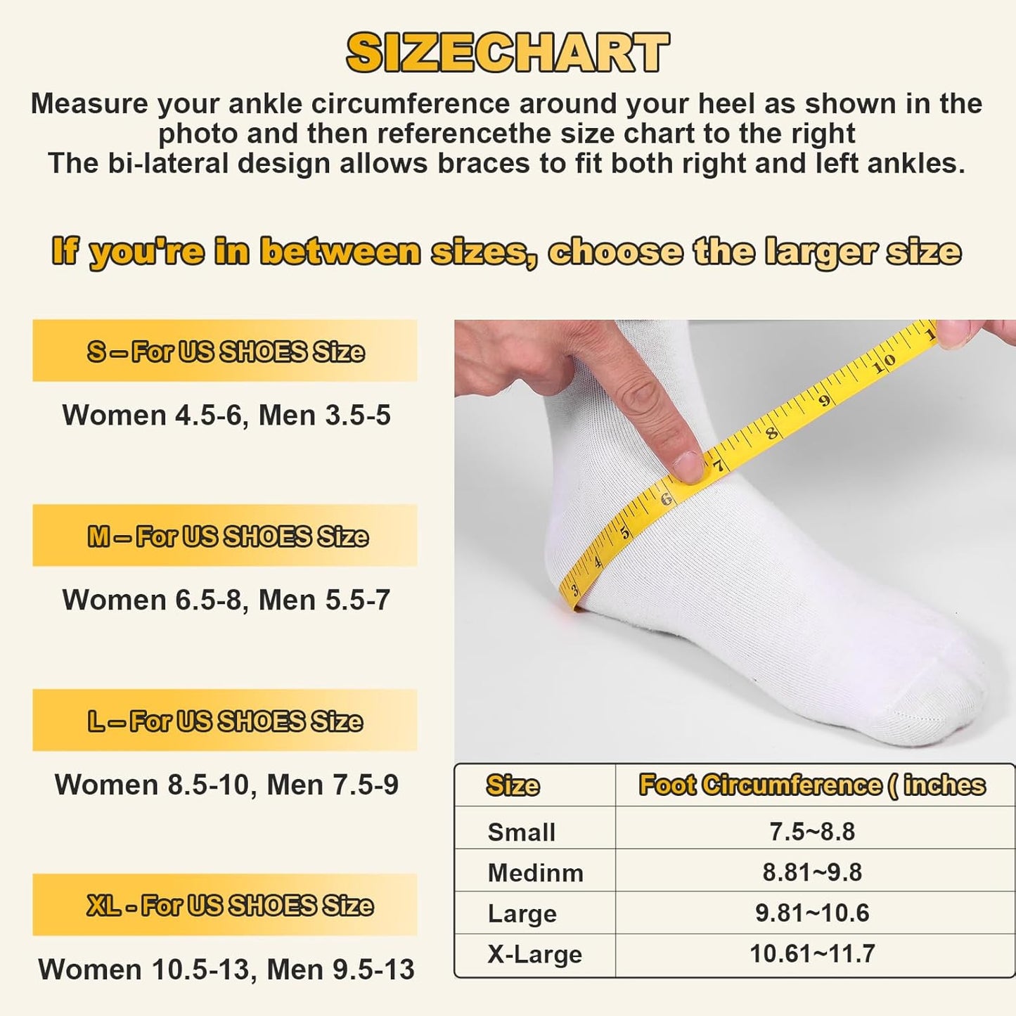 Ankle Support Brace With Inflatable Air Bag