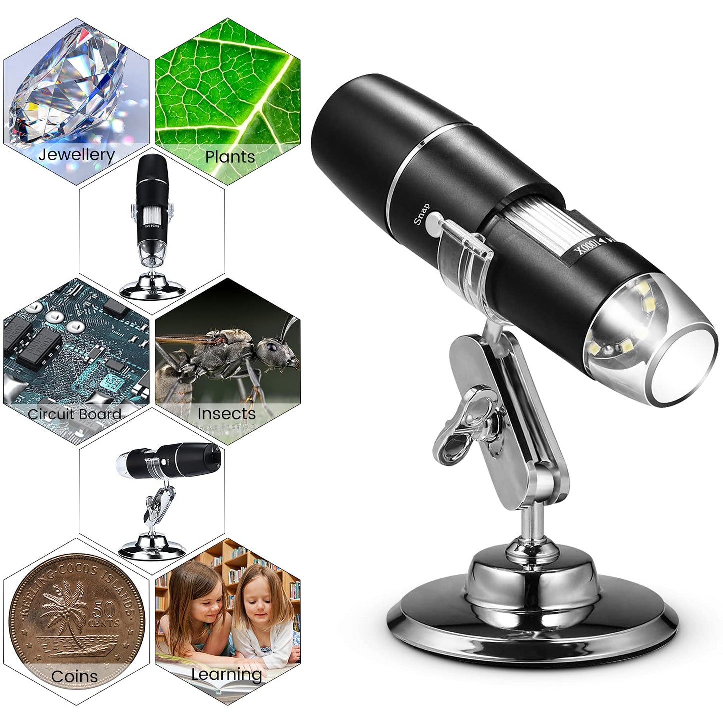 USB Digital Electron Microscope