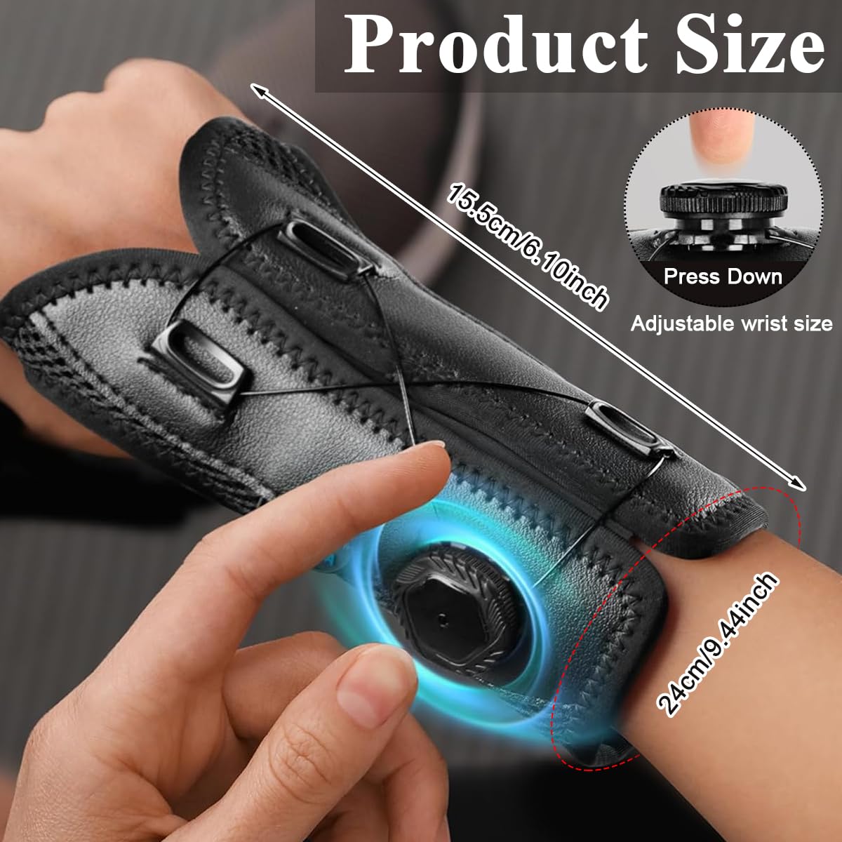 Adjustable Wrist Brace Support (Pack of 2) | Left & Right Hand