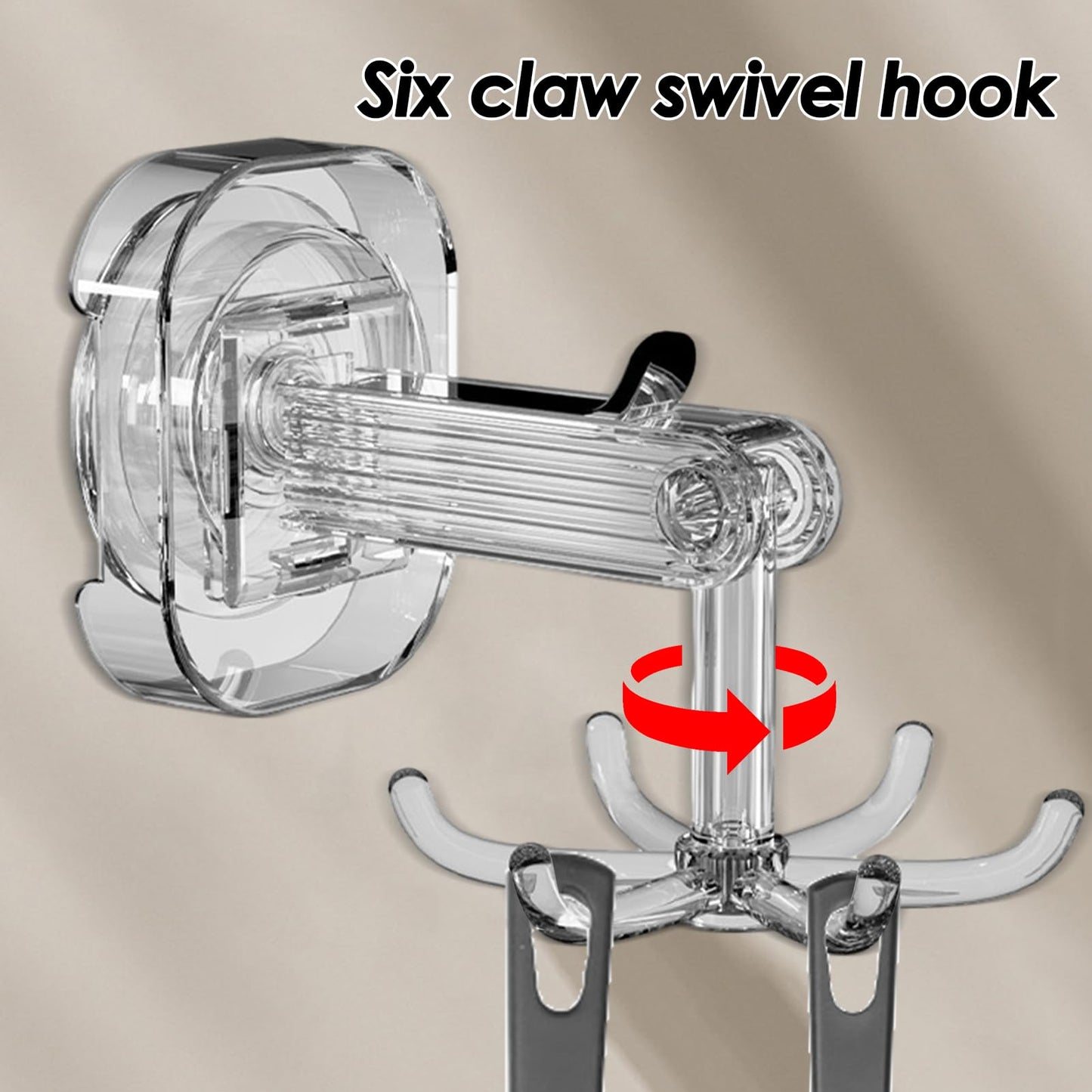 Multi-Purpose 360 Degrees Rotating Suction Hook