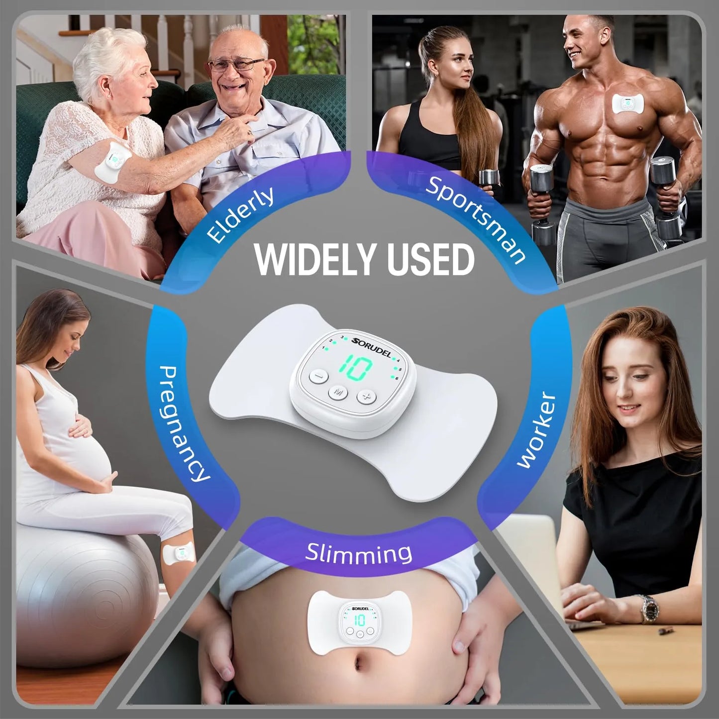 Wireless Tens Unit Muscle Stimulator