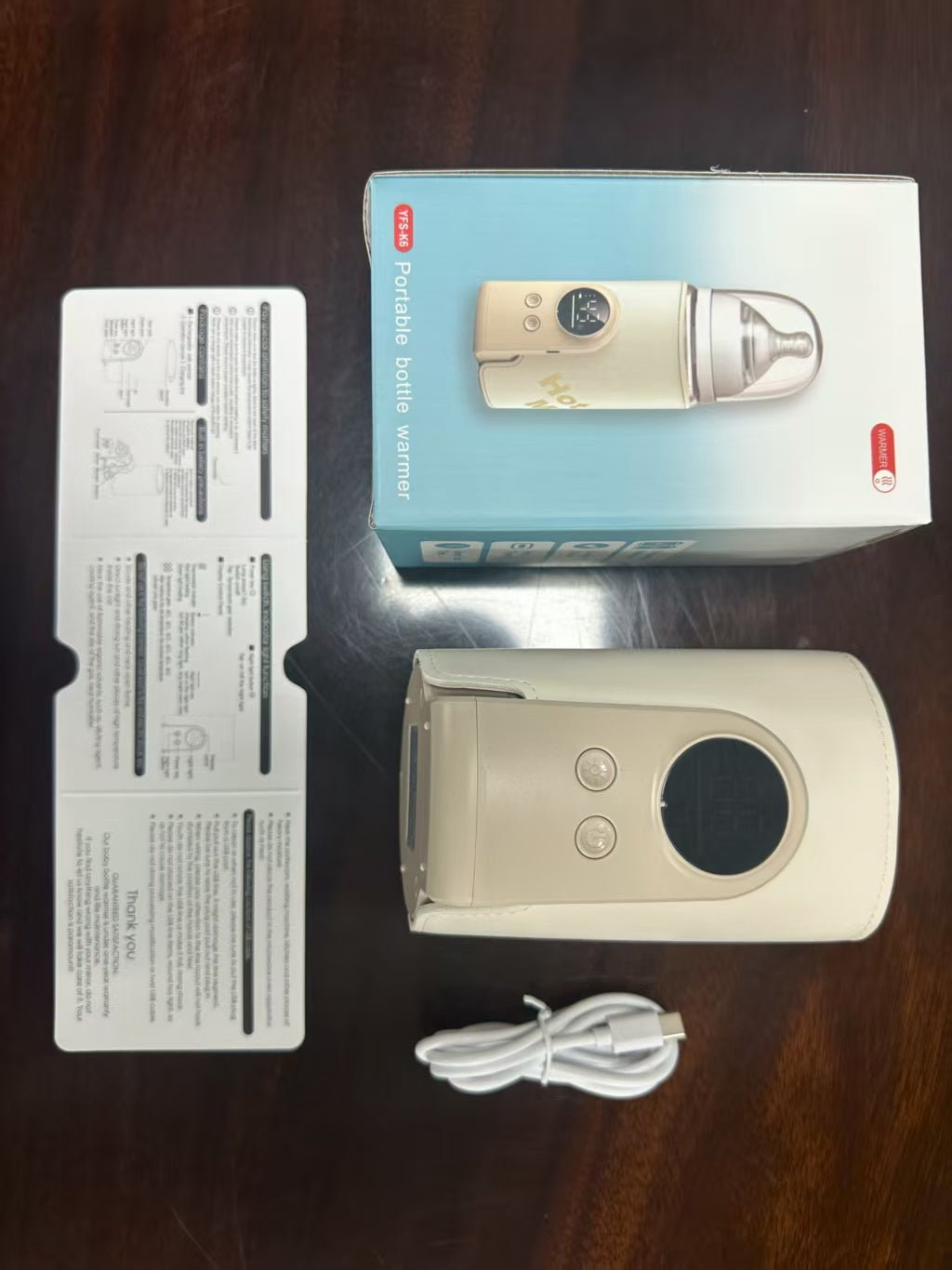 USB Rechargeable Baby Bottle Warmer