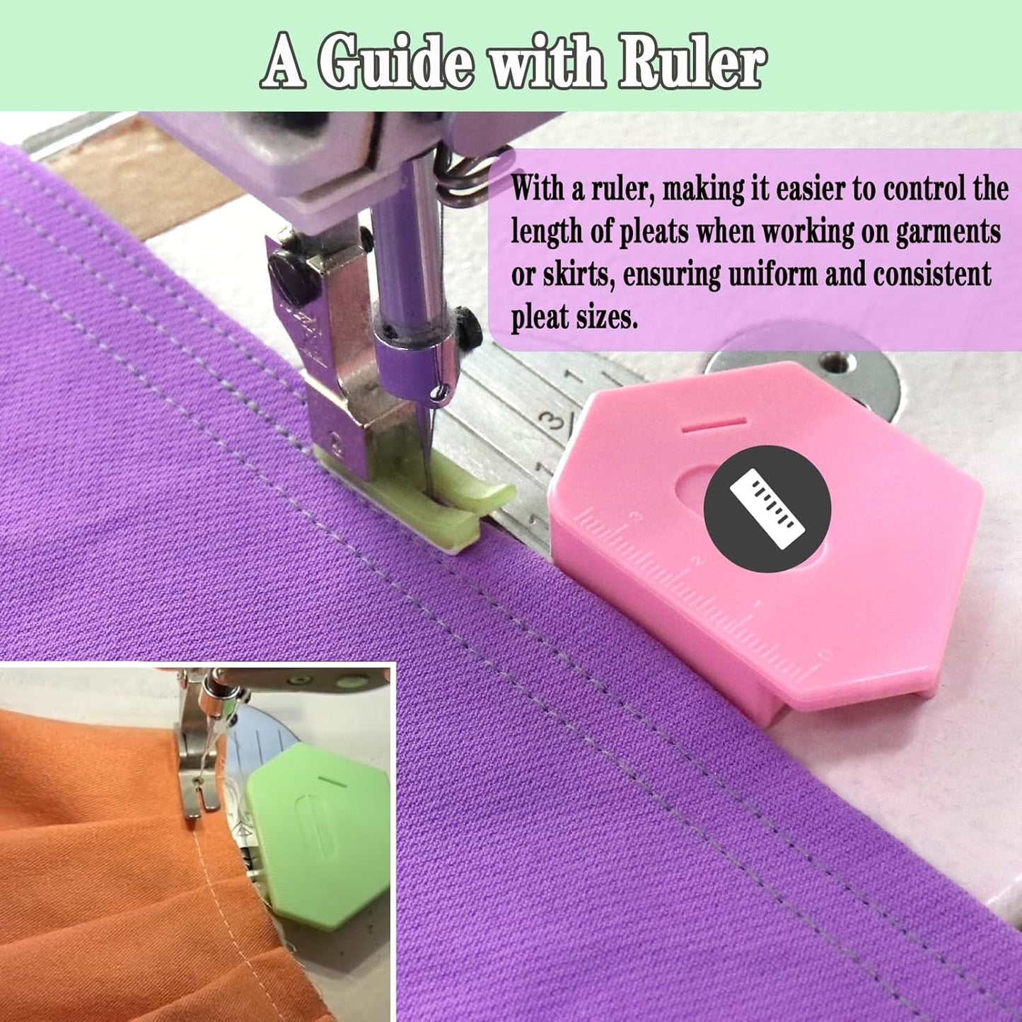 Magnetic Seam Guide for Sewing Machine