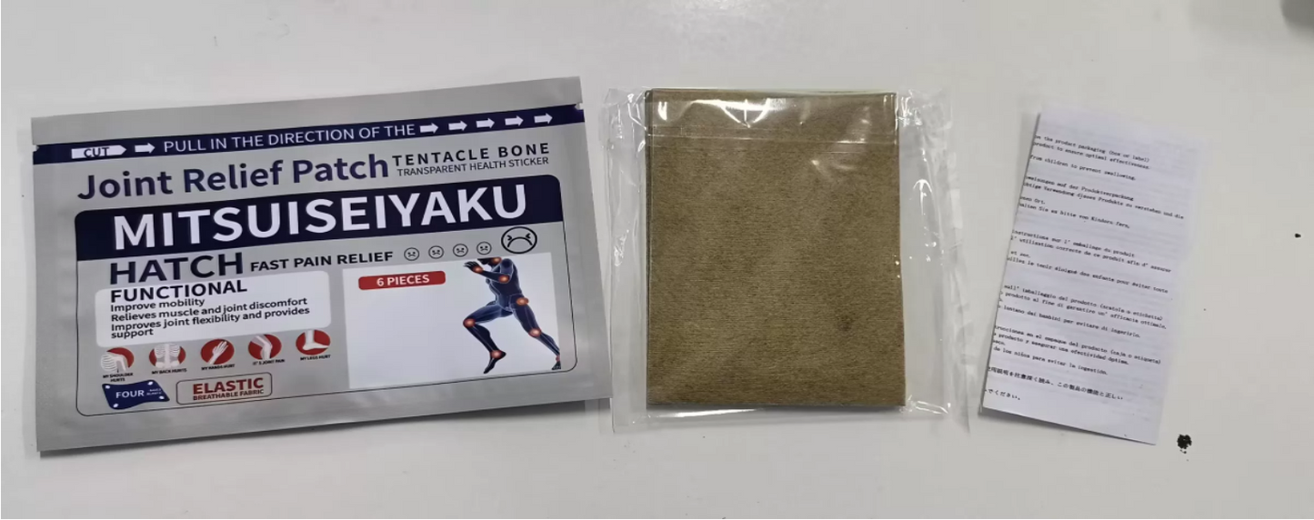 Japanese Style Muscle Relief Joint Relief Patch (Pack Of 6)
