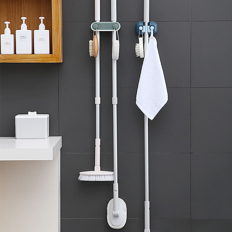 Wall Mounted Broom Holders with Hooks