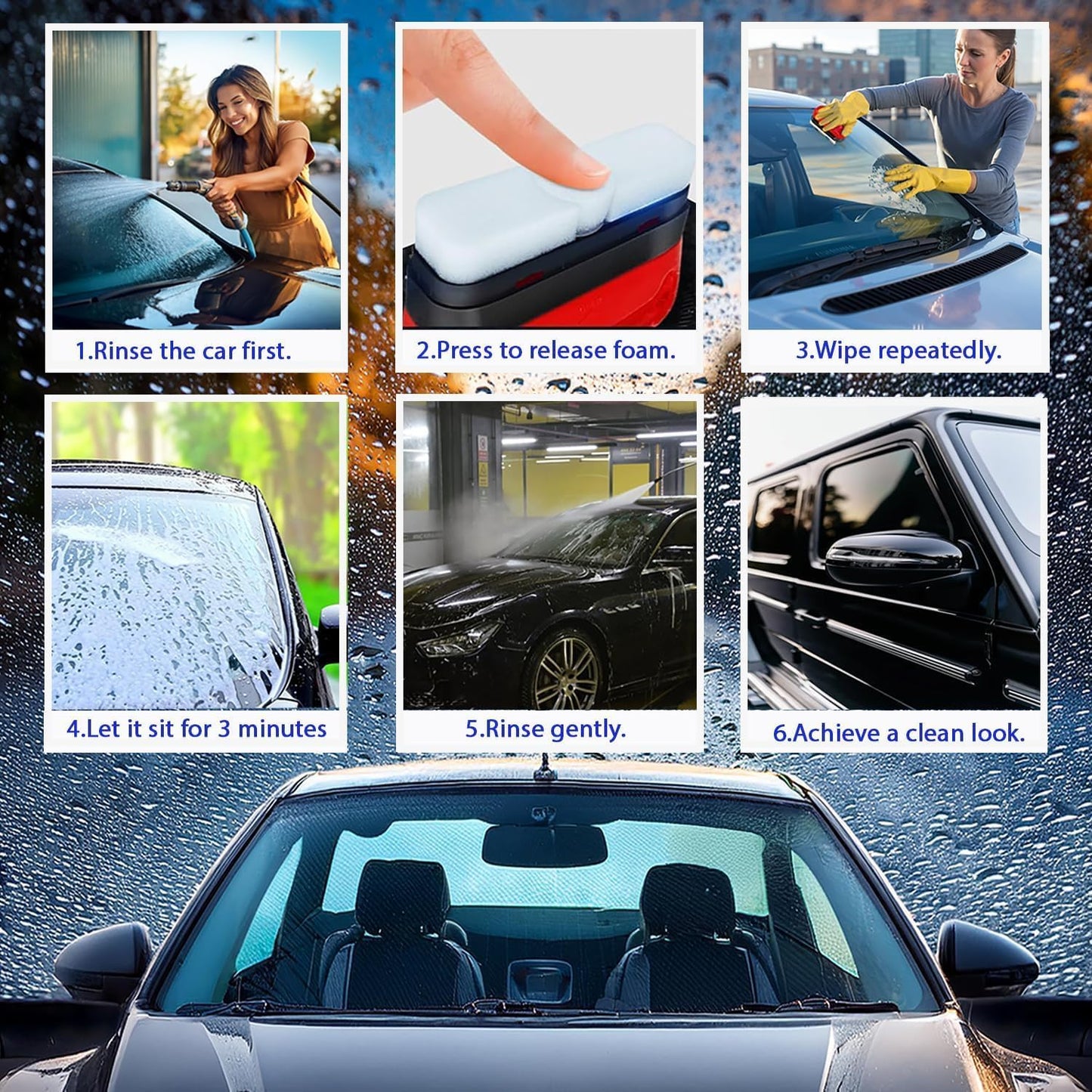 Car Windshield Glass Cleaning Brush