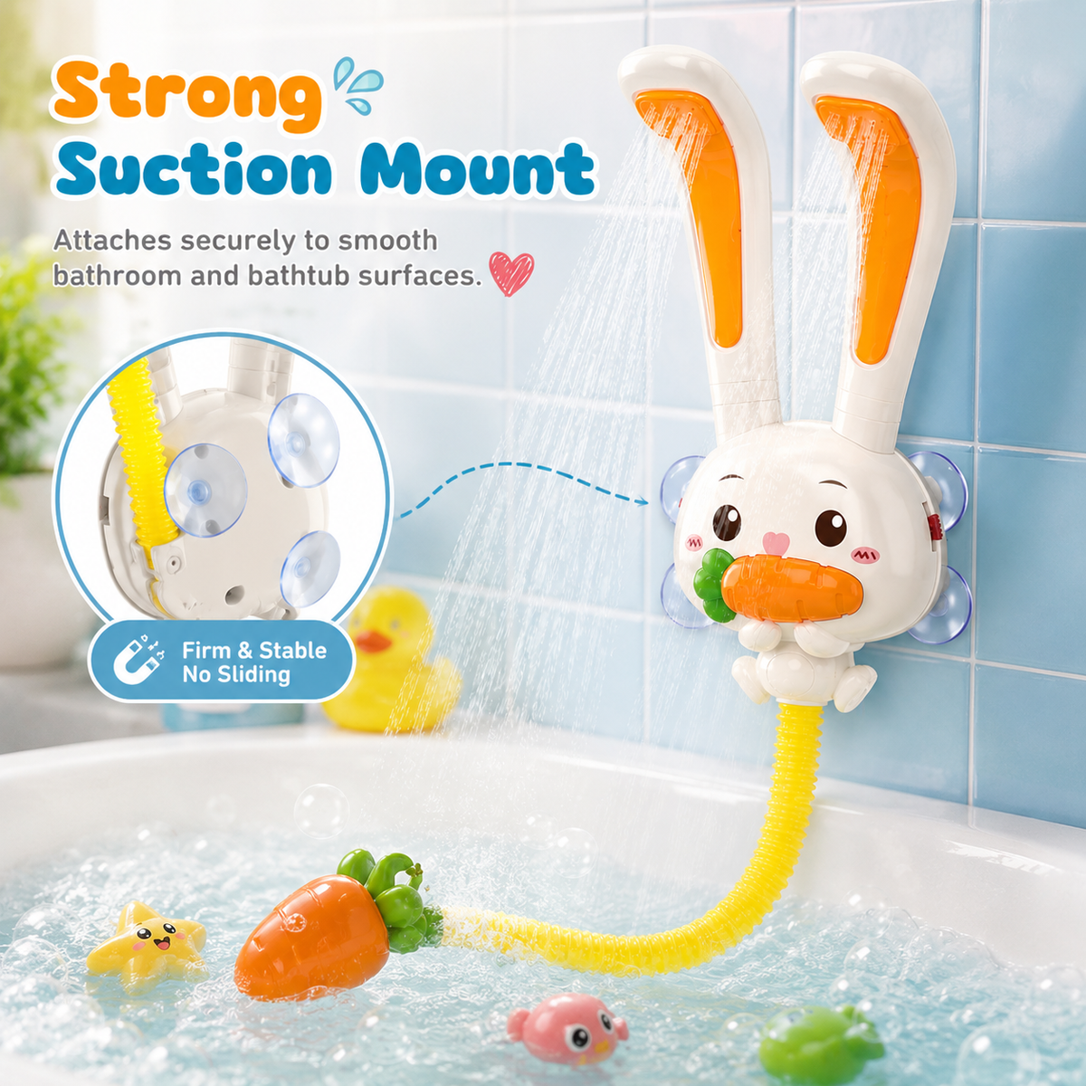 Kids Rabbit Ear Spray with 2 Shower Heads