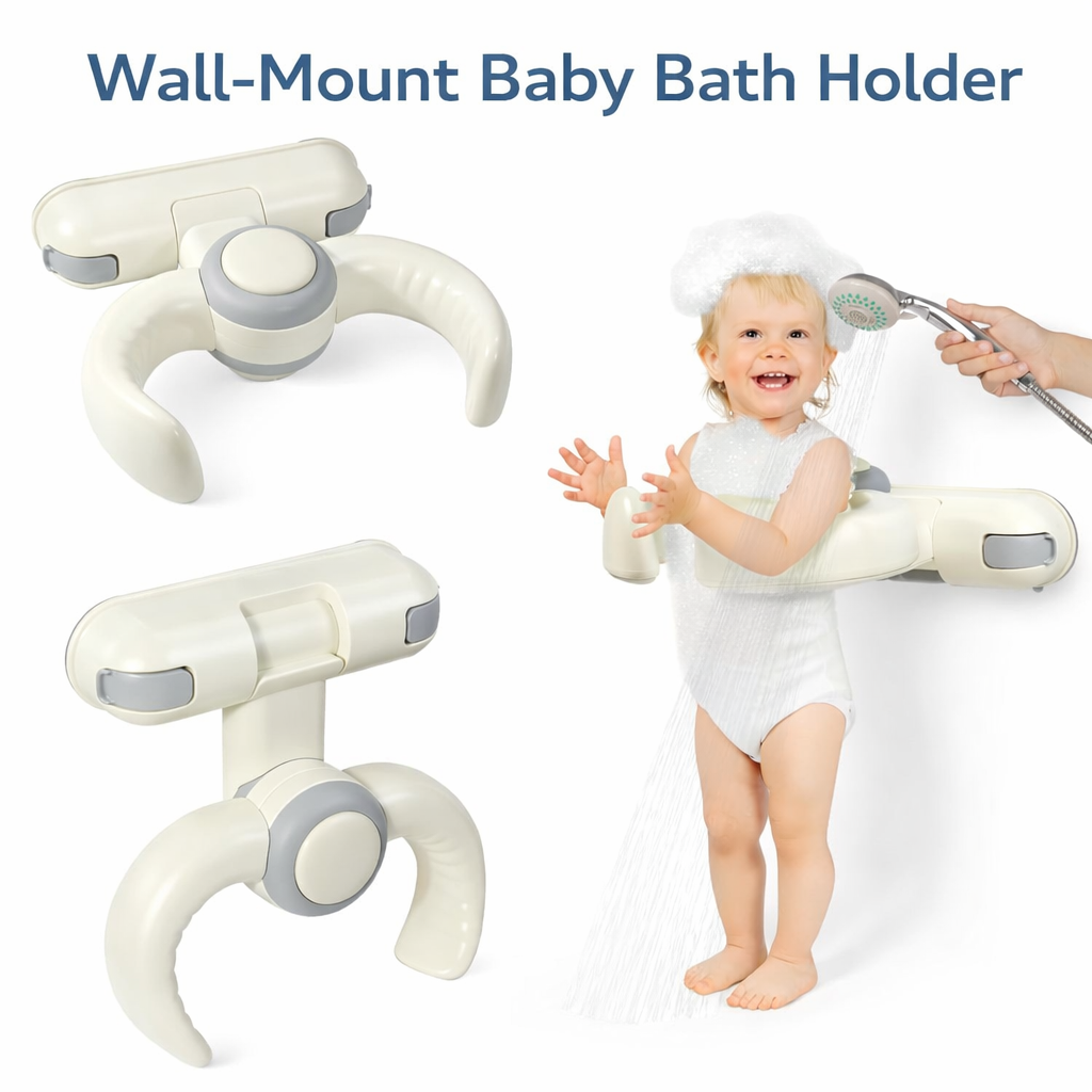Wall-Mount Baby Bath Holder