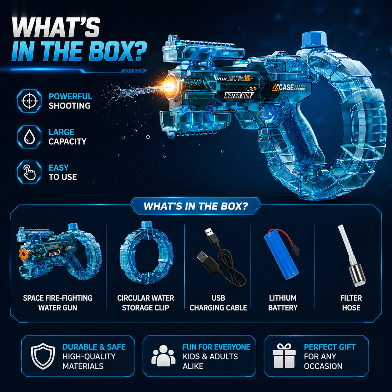 Splash Blaster™ Electric Water Gun