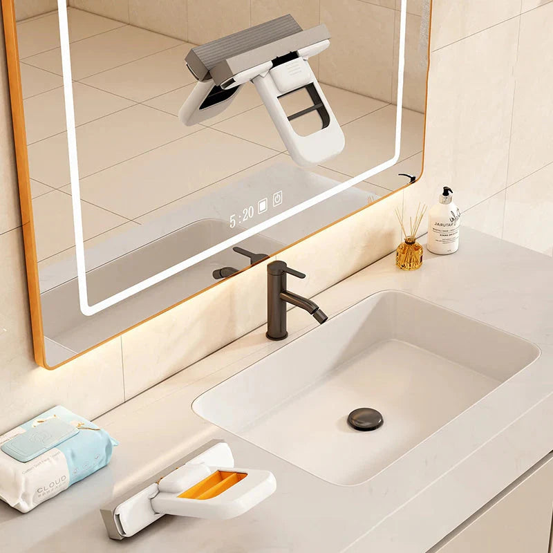 Scratch-Safe Compact Dual Texture Sponge Mop