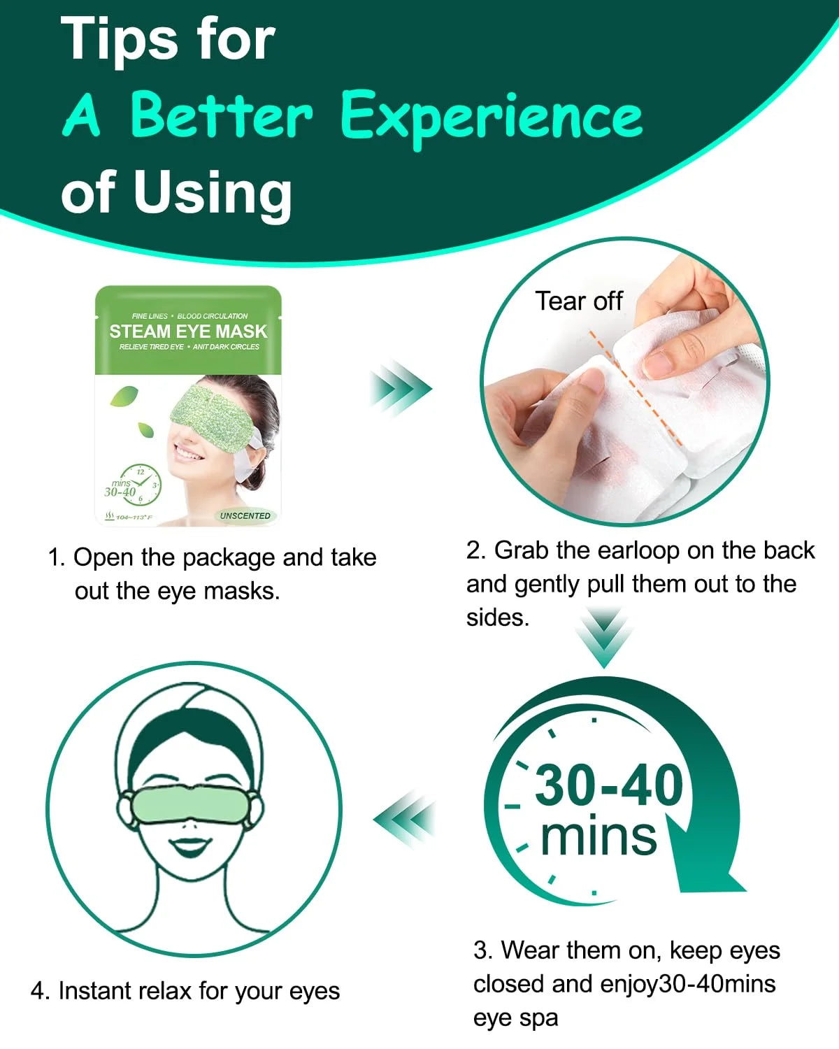Steam Eye Mask - Buy One Get One FREE!