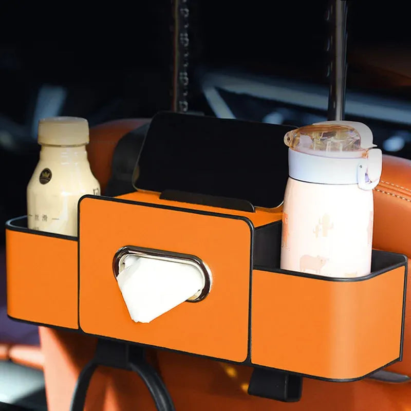 Car Multi-Function Backrest Storage Box