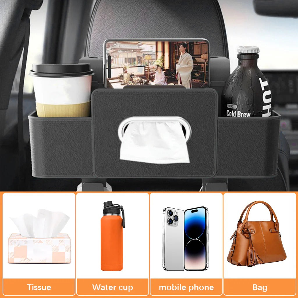 Car Multi-Function Backrest Storage Box