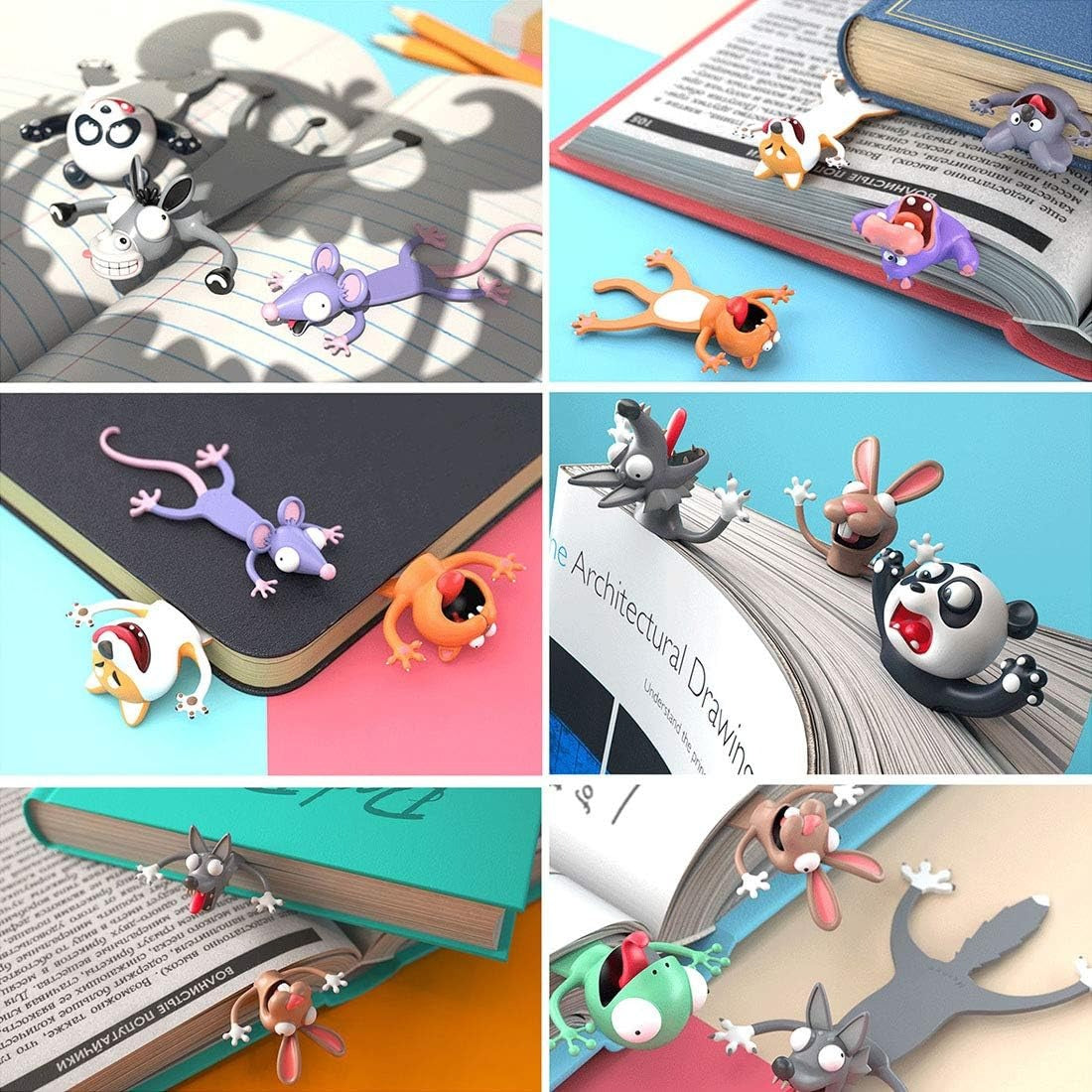 3D Animal Bookmark (Pack of 3)