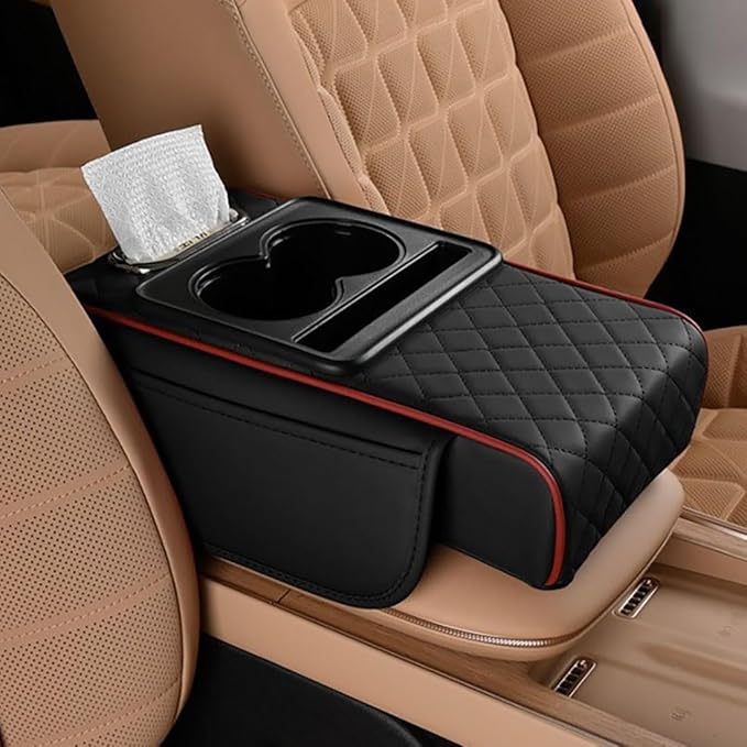 5-in-1 Car Armrest Console Cushion - Universal Fit