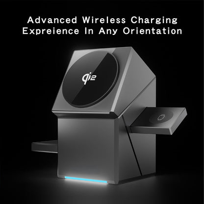 ChargeX 3-in-1 Auto Rotating Wireless Charger