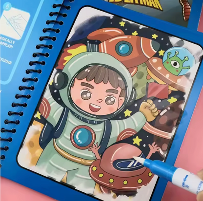 Magic Water Colouring Book
