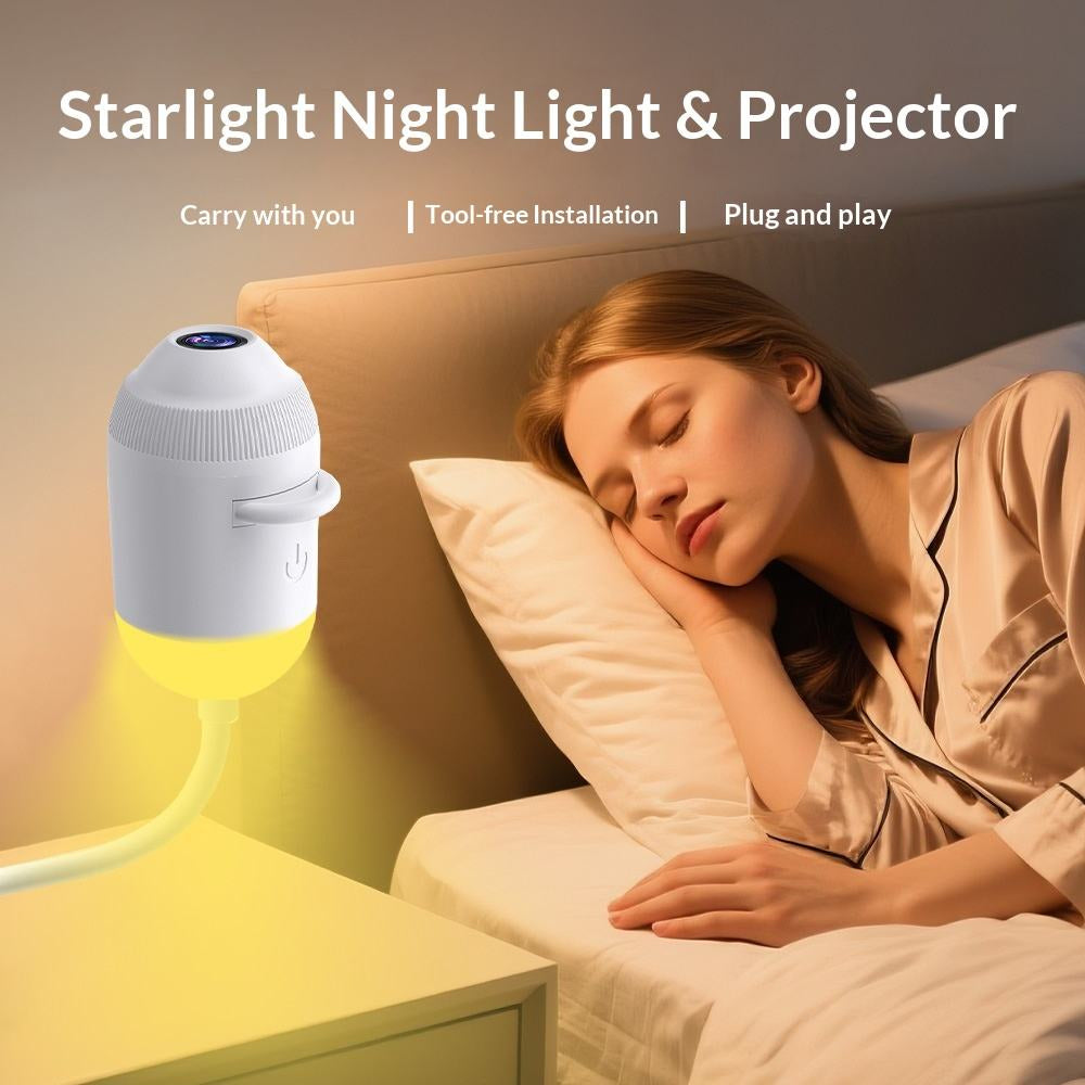 2 In 1 Mini Galaxy Projector (3 Films Included)