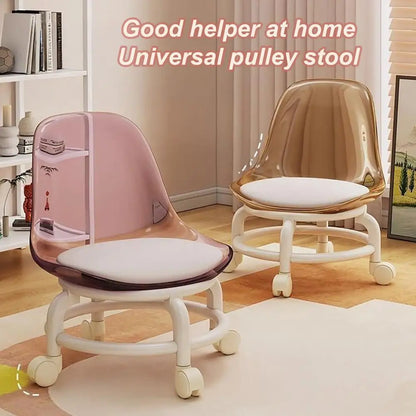 Acrylic 360° Rotating Mini Chair