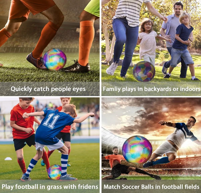 Holographic Glow in the Dark Football
