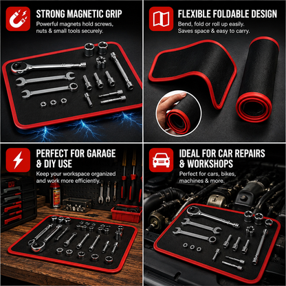 Flexible Magnetic Tool And Parts Mat