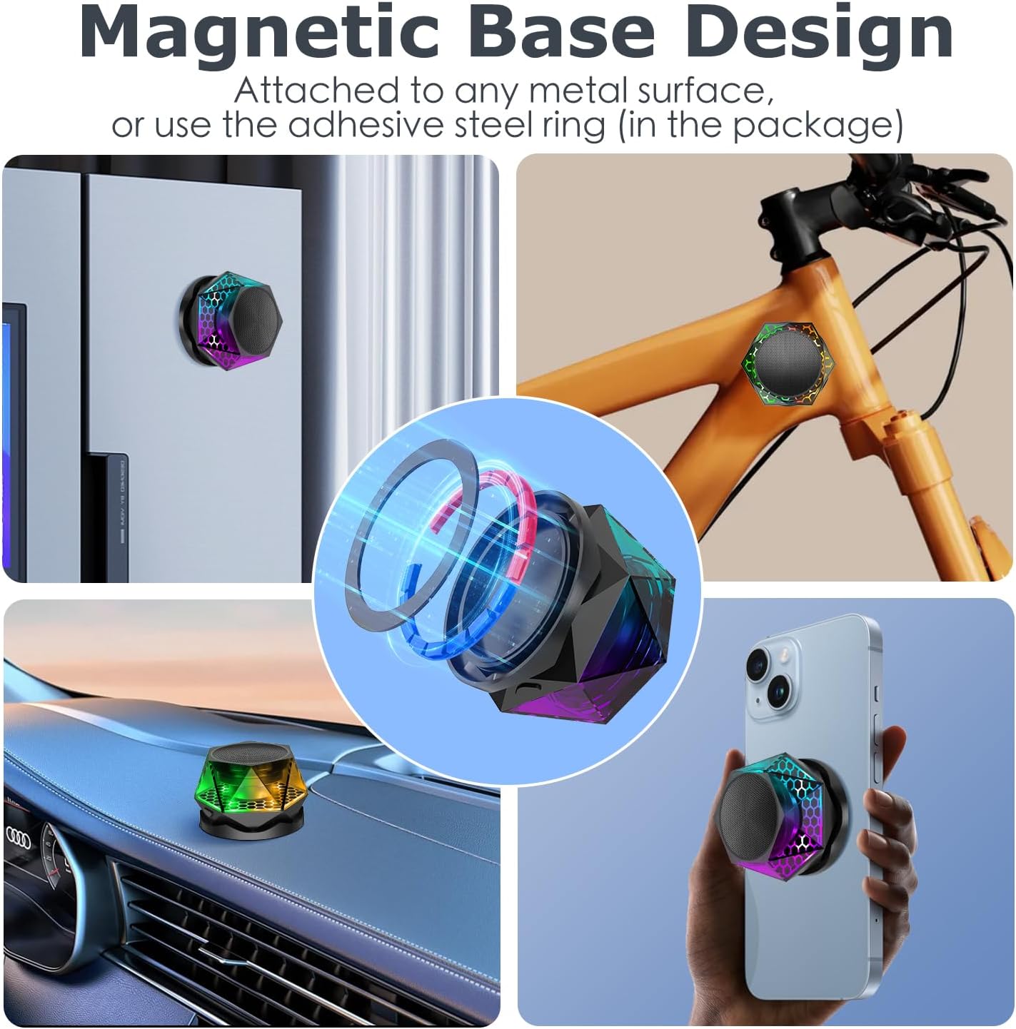 GlowMag™ Diamond Bluetooth Speakers