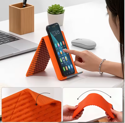 Flexible Folding Silicone Phone & Tab Holder