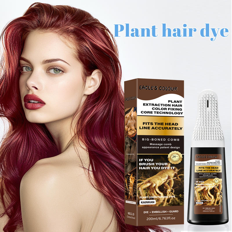 Plant Extraction Hair Dye Comb