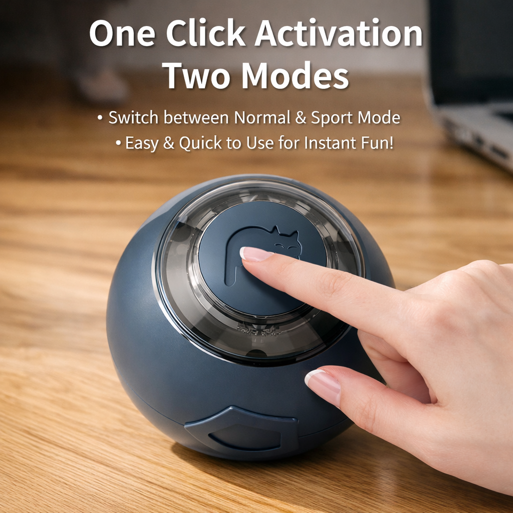 Smart Rechargeable Interactive Pet Ball