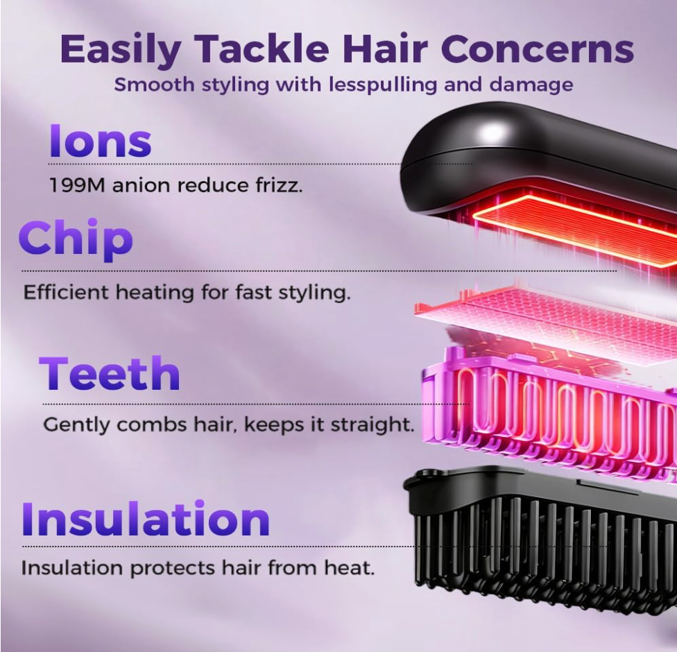 Hair Straightener Comb