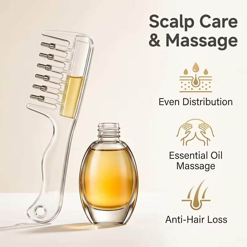 Scalp Applicator Hair Oil Comb