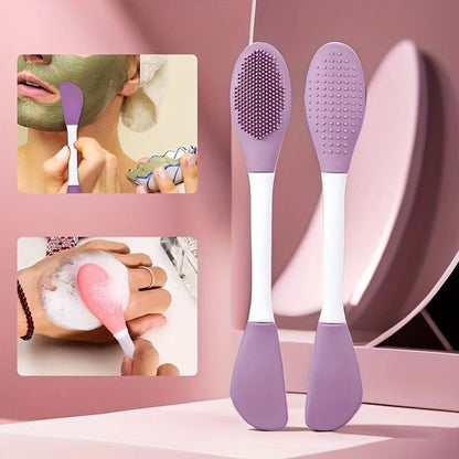Double Head Silicone Face Mask Brush Applicator (Pack Of 3)