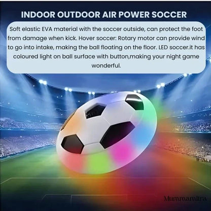 HoversBall™ – Indoor Football | Soft Bumper With LED Lights