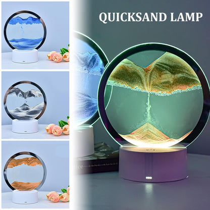 LED Hourglass Table Lamp