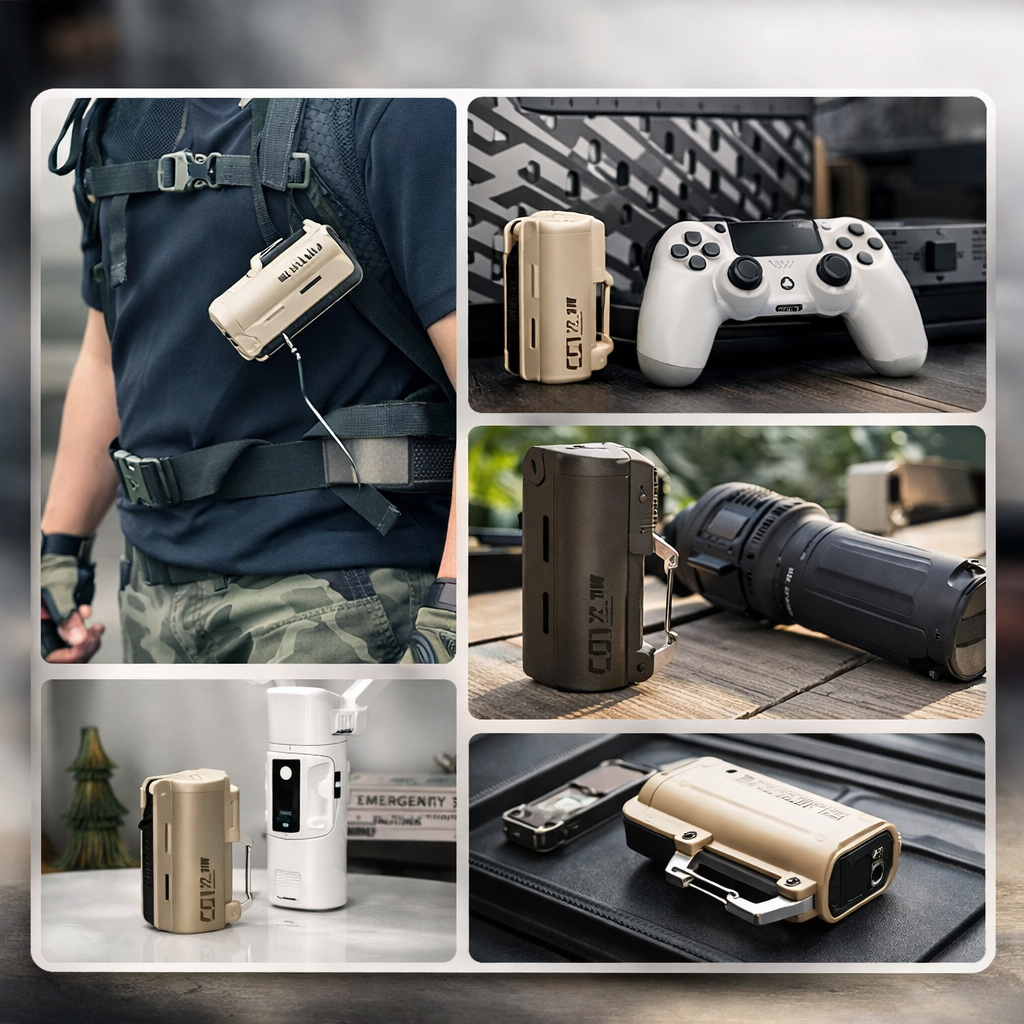 Fast Charging Carabiner Clip Power Bank
