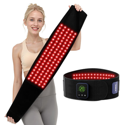 Rechargeable Massage Belt with Red Light Therapy