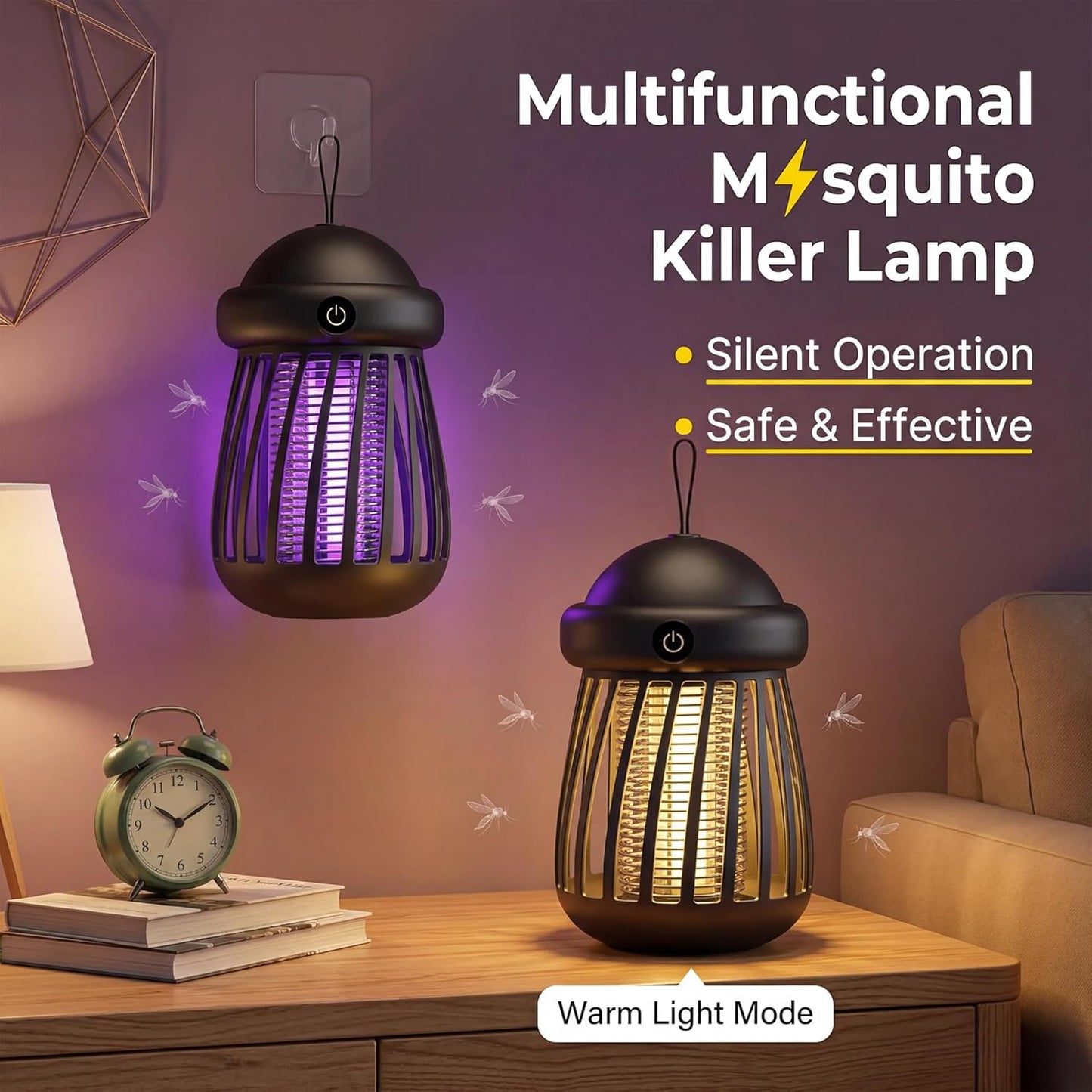 USB Rechargeable Mosquito killer Lamp