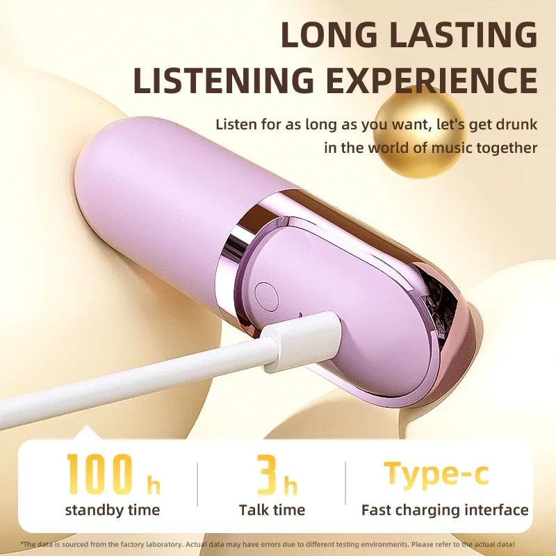 Wireless Bluetooth Earphones With Facial Vibration Massage