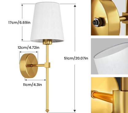 Smart RGB Wall Lamp Set with Remote