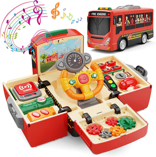 2-in-1 Bus Driving Simulation Toy
