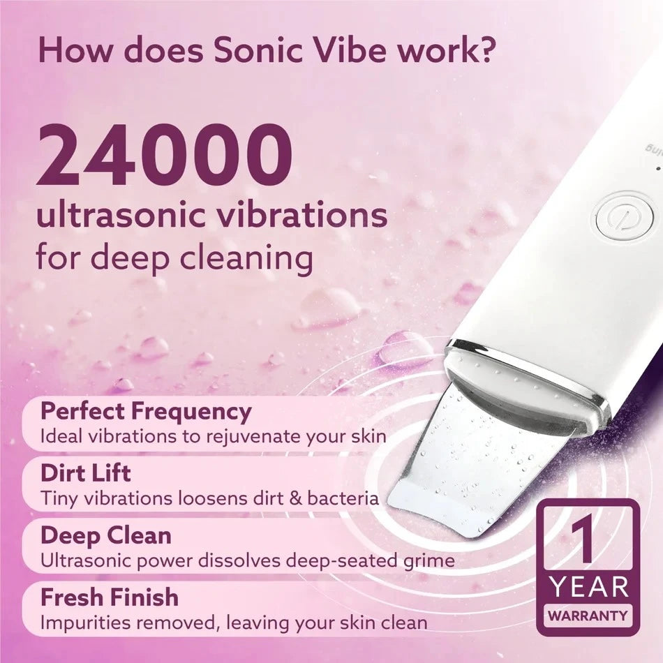 SkinVibe™ Ultrasonic Dermal Cleanser