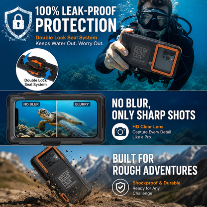 Universal Waterproof Mobile Case for Diving & Swimming