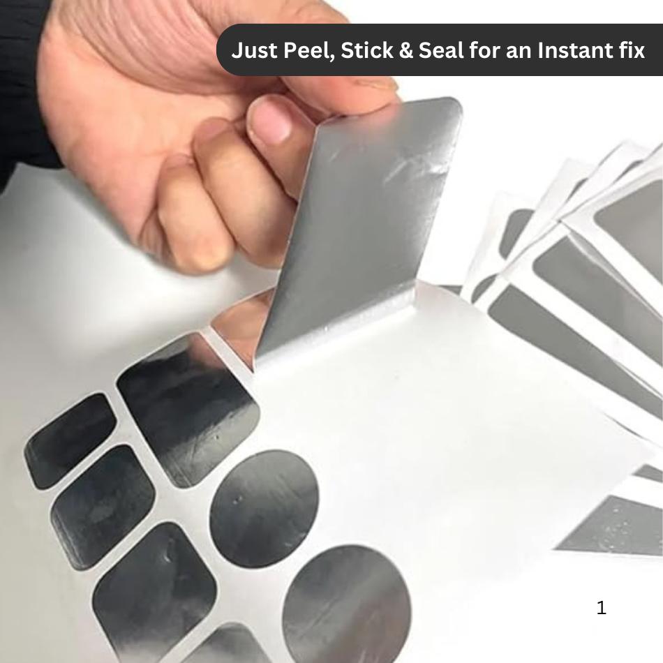 Stainless Steel Patch Sticker  (12 Sheets)