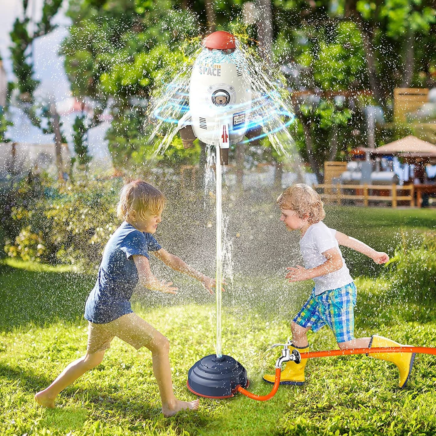 360 Rotation Water Rocket Sprinkler